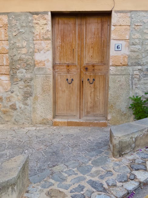 Traditional stone building entrance representing wealth management